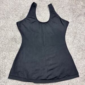 Spanx Black Open Bust tank size Large